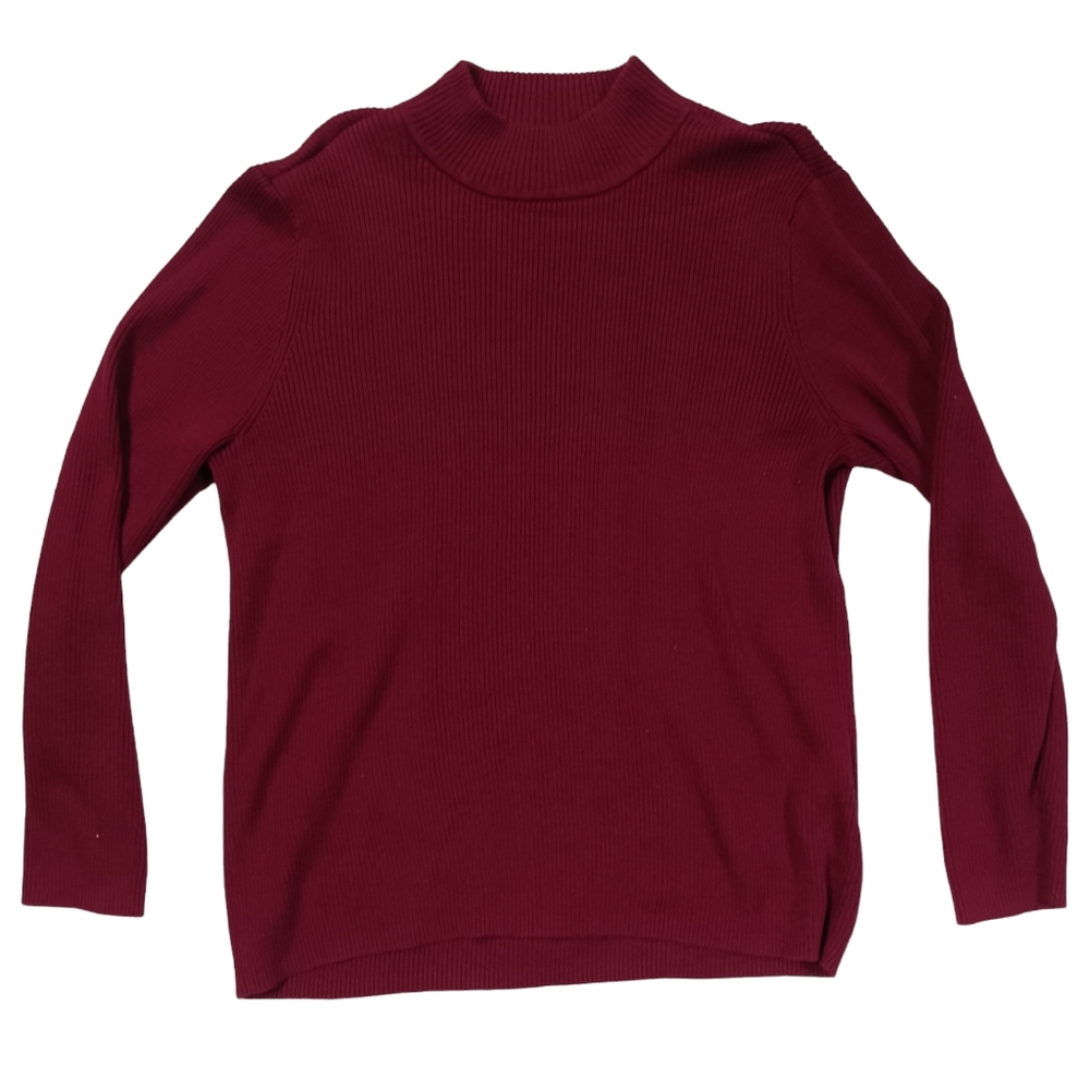 Burgundy Sweater, XL, Karen Scott